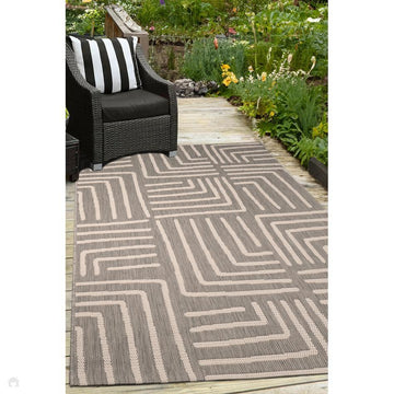 County Patches Grey In-Outdoor Flatweave Rug-Melrose-Rug Love - The Most Loved Rug Store
